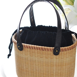 ナンタケットバスケット・ダブルワイン】インナーバッグ&レザー