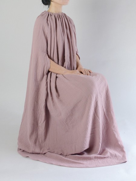 よもぎ蒸しマント【天然素材】日本製 綿100％ コットンダブルガーゼ