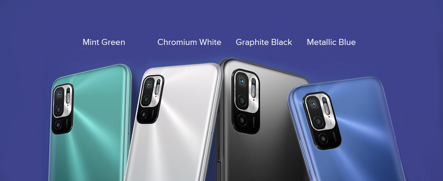 Redmi Note 10T 5G (Mint Green, 4GB RAM, 64GB Storage) | Dual5G