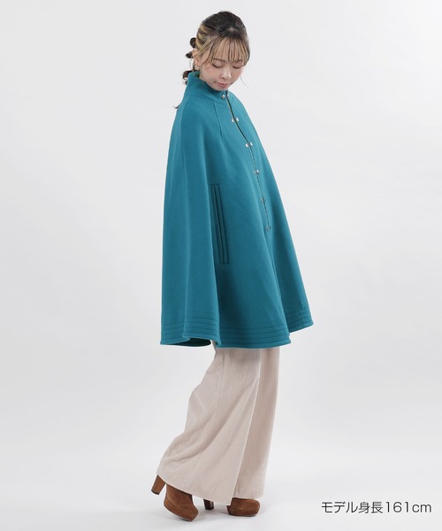 MARY QUANT（マリークワント）の「アーカイブポンチョ2 ロングコート