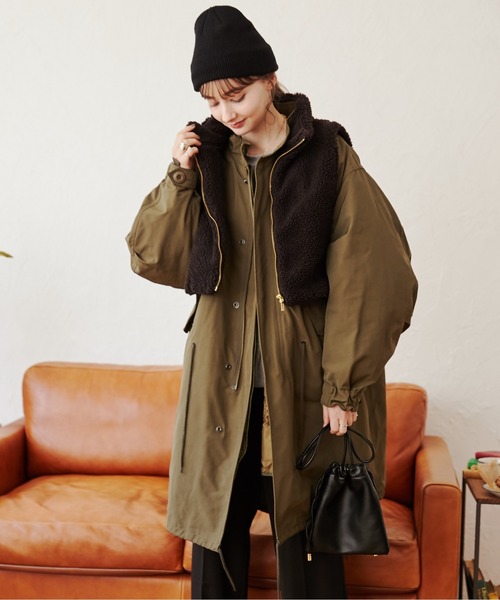 ANGIE（アンジー）の「マルチWAY M-65 モッズコート【 ボアベスト付