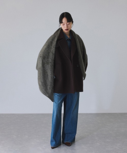 ウールボンディングミドルコート（ステンカラーコート）｜ADAM ET ROPE