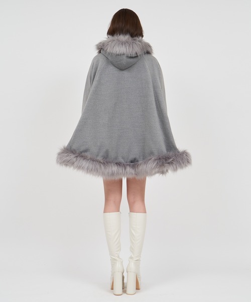 セール】【ZOZO限定】フードファーケープコート（その他アウター