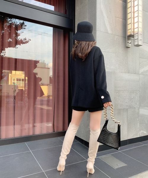 EIMY ISTOIRE（エイミーイストワール）の「バイカラーボタンショート