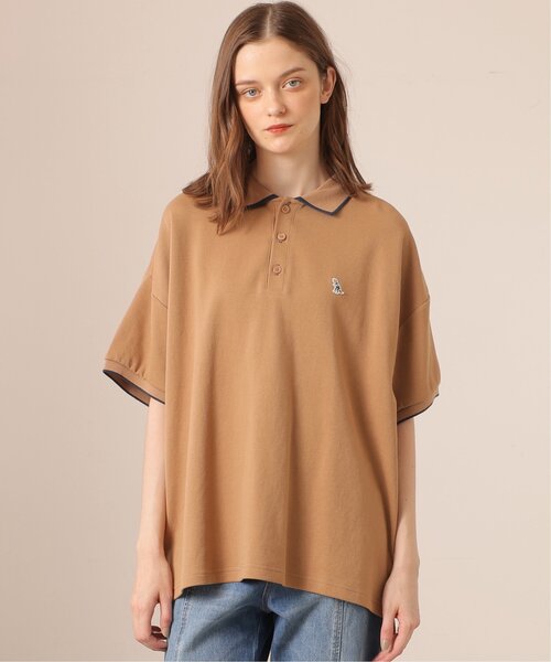 DOUBLE NAME（ダブルネーム）の「m:rex ミニ恐竜ワッペンポロシャツ