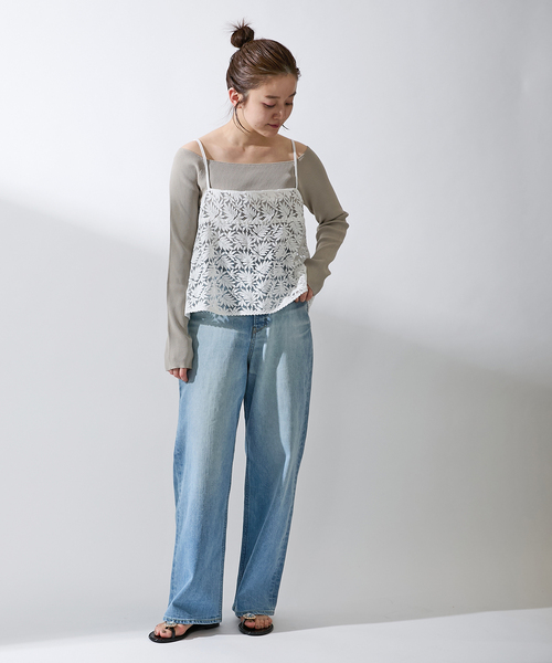 IENA（イエナ）の「レースショートキャミソール（キャミソール）」 - WEAR