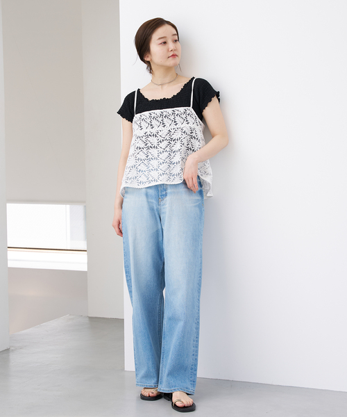 IENA（イエナ）の「レースショートキャミソール（キャミソール）」 - WEAR