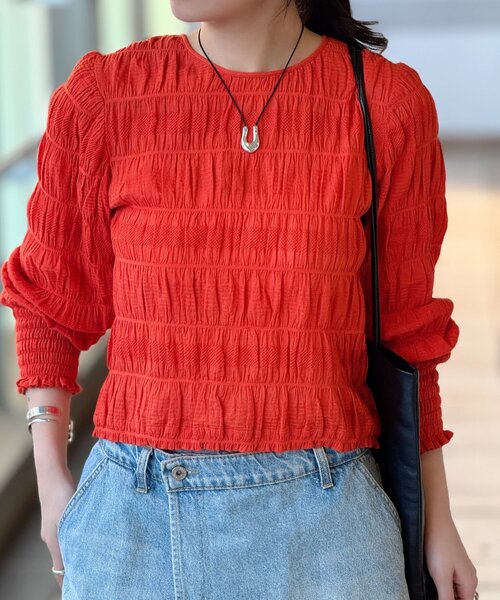 コットンシャーリングブラウス（シャツ/ブラウス）｜BEARDSLEY