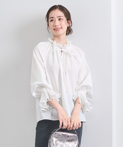 UNITED ARROWS（ユナイテッドアローズ）の「レースプリーツ フリル