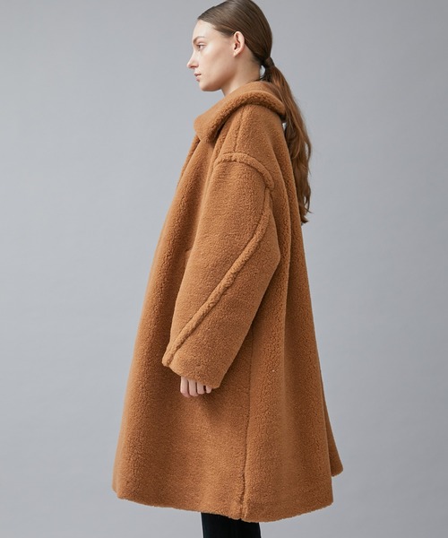 CLANE（クラネ）の「【CLANE/クラネ】VOLUME FLARE BOA COAT