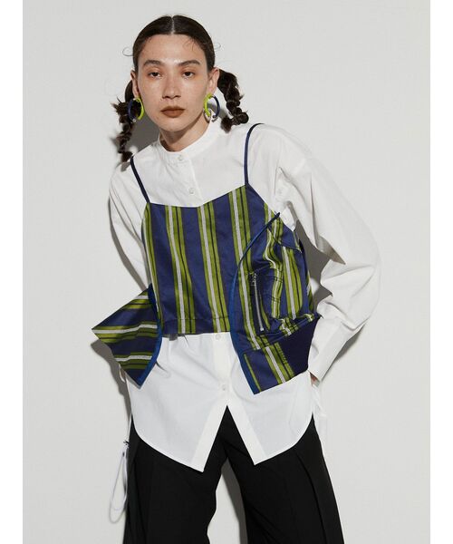 UN3D.（アンスリード）の「マルチストライプキャミソール