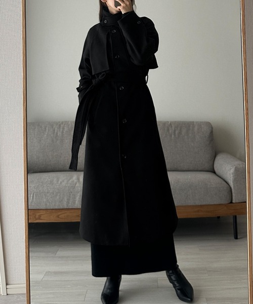 Louere（ルエレ）の「2wayステンカラーロングコート（ステンカラー