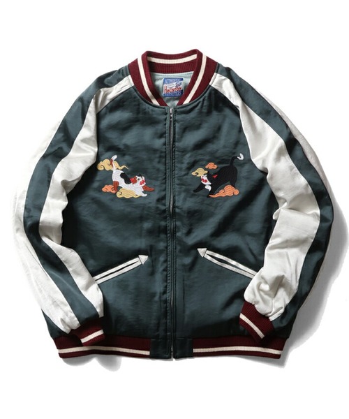 HOUSTON（ヒューストン）の「HOUSTON スカジャン(百猫)（スカジャン