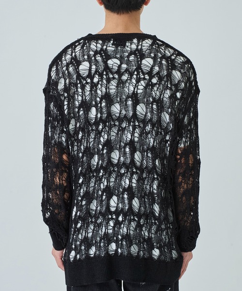 TAAKK/ターク】MESH KNIT PULLOVER（ニット/セーター）｜TAAKK（ターク