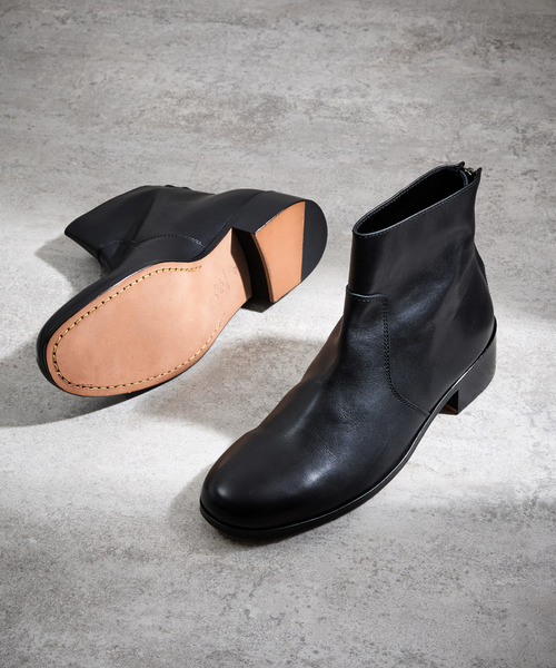 PADRONE（パドローネ）の「PADRONE パドローネ / BL BACK ZIP BOOTS