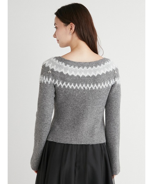 CELFORD（セルフォード）の「フェアアイルジップカーディガン