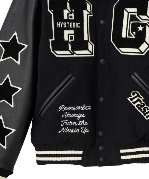 HYSTERIC GLAMOUR（ヒステリックグラマー）の「TURN THE MUSIC UP刺繍