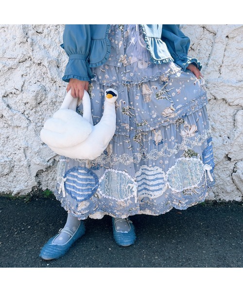 PINK HOUSE（ピンクハウス）の「SWAN LAKE ぬいぐるみバッグ（トート