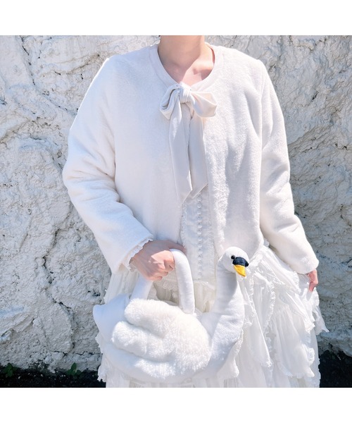 PINK HOUSE（ピンクハウス）の「SWAN LAKE ぬいぐるみバッグ（トート