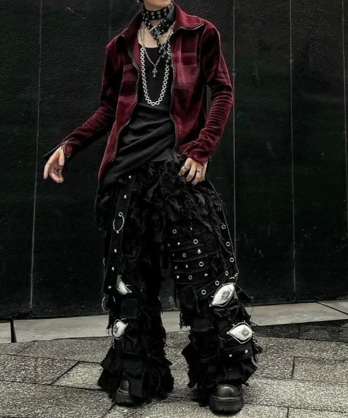 UNIZ（ユニズ）の「【UNIZ】BLACK MONSTER PANTS / 【ユニズ】ブラック