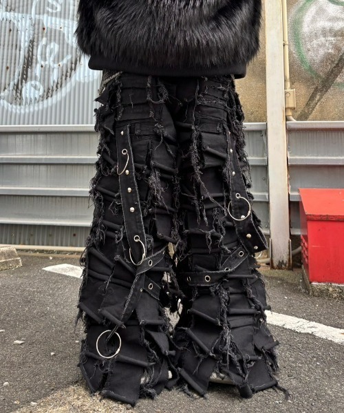 UNIZ（ユニズ）の「【UNIZ】BLACK MONSTER PANTS / 【ユニズ】ブラック