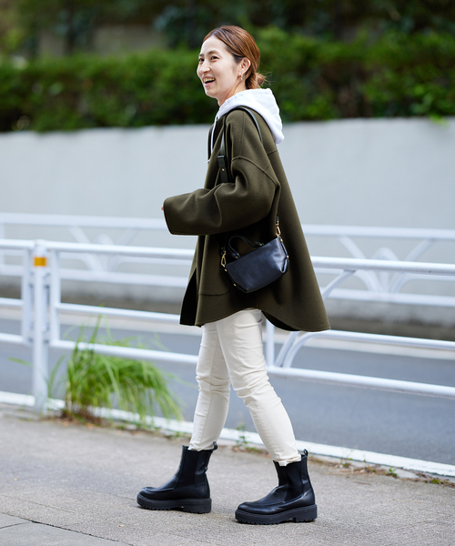 FRAMeWORK（フレームワーク）の「ハミルトンリバークルーネックコート