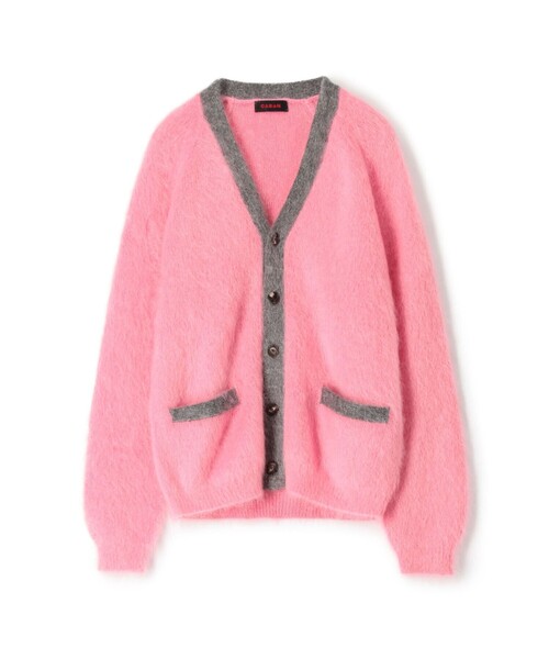 caban（キャバン）の「□CABaN モヘヤ Vネックバイカラーカーディガン