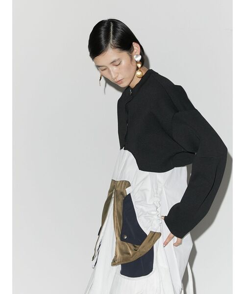 UN3D.（アンスリード）の「MA-1ディテールシャツキャミソール（シャツ