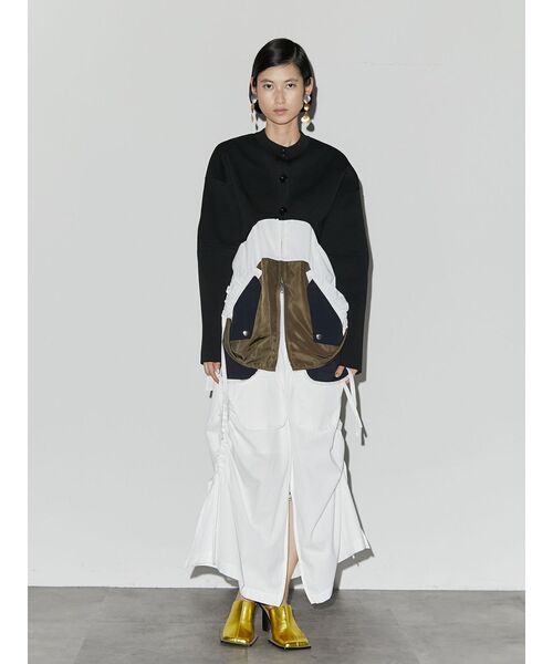 UN3D.（アンスリード）の「MA-1ディテールシャツキャミソール（シャツ