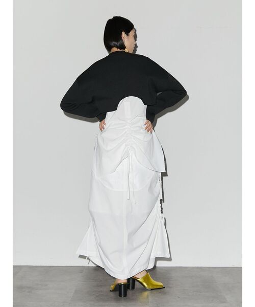 UN3D.（アンスリード）の「MA-1ディテールシャツキャミソール（シャツ