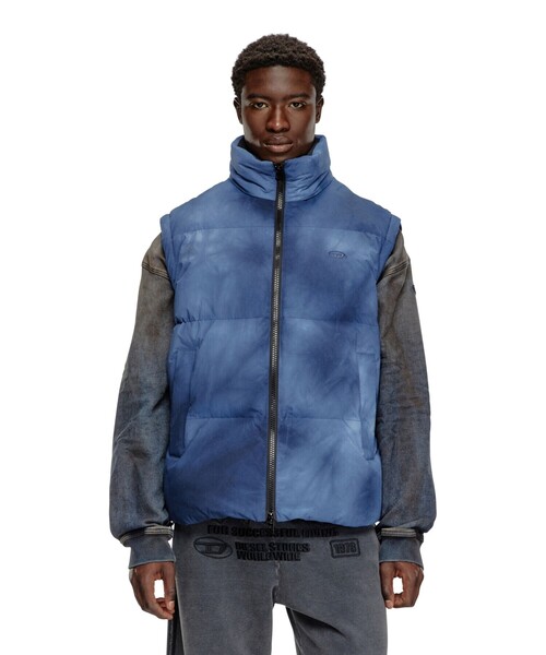DIESEL（ディーゼル）の「メンズ ダウンジャケット ダウンベスト
