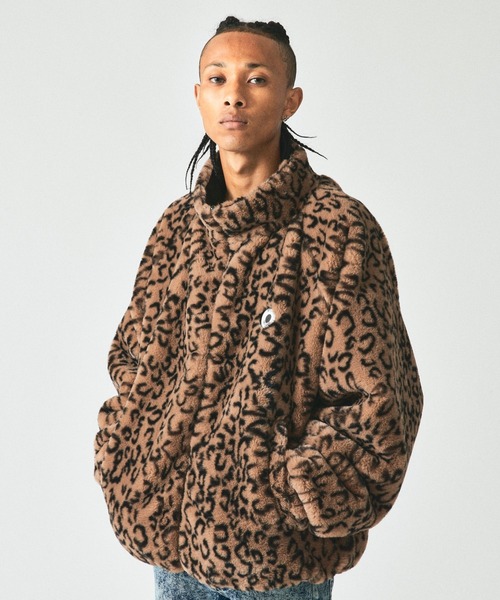 EXAMPLE（エグザンプル）の「EXAMPLE LEOPARD FUR NYLON REVERSIBLE