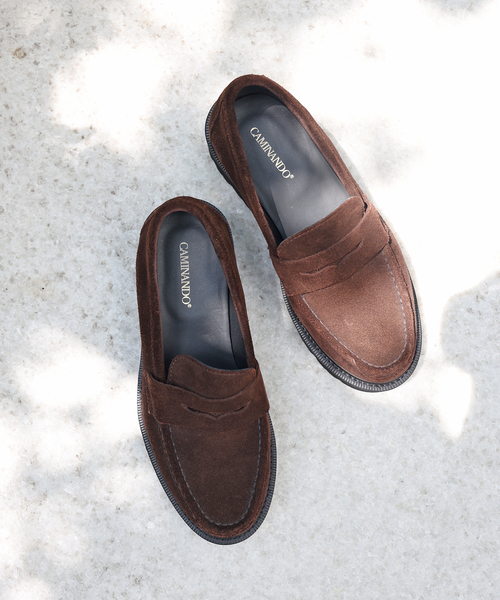 セール】【CAMINANDO/カミナンド】SUEDE LOAFER（ローファー