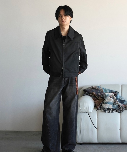 TECH WOOL GABARDINE ZIP BLOUSON【SET-UP】（ブルゾン）｜WYM LIDNM
