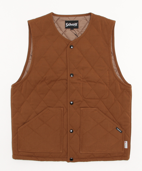 schott（ショット）の「Schott/ショット/QUILTING WORK VEST