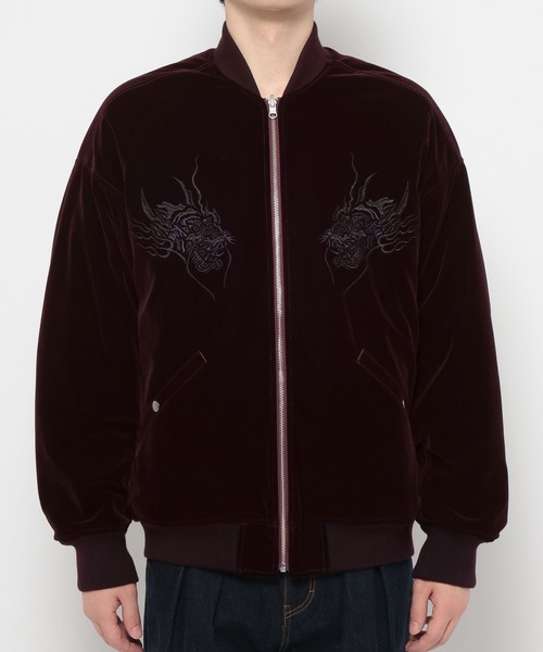 セール】リバーシブルスーベニアブルゾン(HARE)（スカジャン）｜HARE