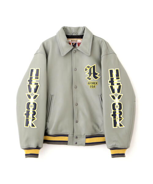 50th Anniversary》GRAPHIC VARSITY LEATHER JACKET / 50周年