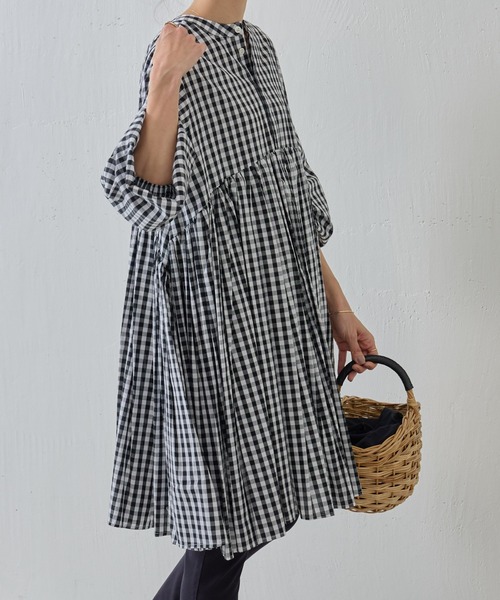 BEARDSLEY（ビアズリー）の「《ビアズリー》先染めギャザーチュニック