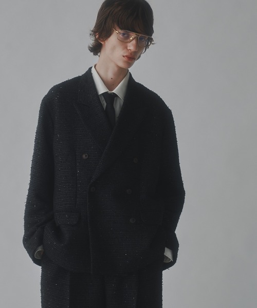 UNISEX》【MAISON SPECIAL for 久遠】Prime-Over Sparkly Black Peaked