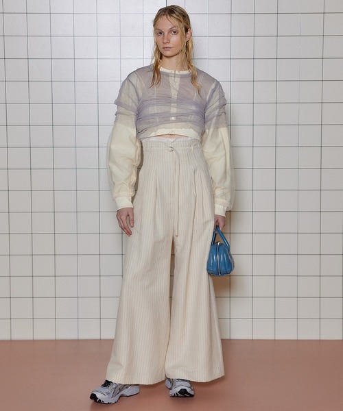 MAISON SPECIAL（メゾンスペシャル）の「Multi Fabric High Waist