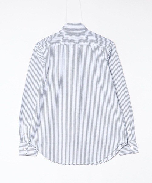 スリム フィット ストライプド ストレッチ オックスフォード シャツ