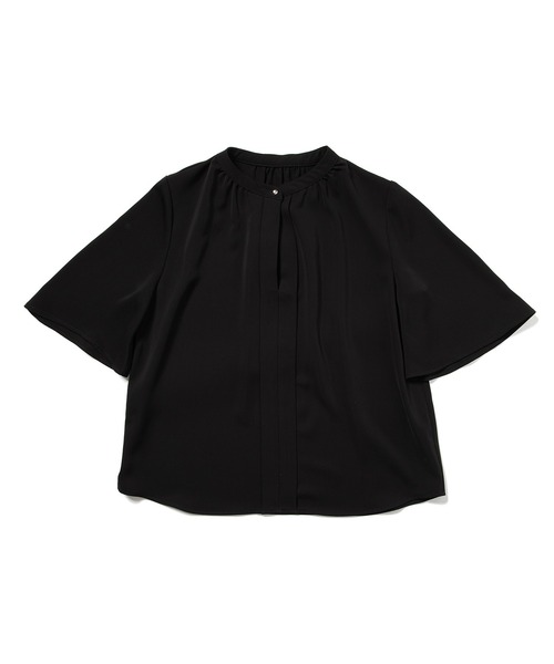 セール】フロントタックフレアスリーブブラウス（シャツ/ブラウス
