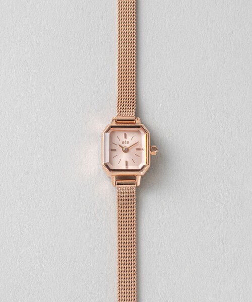 ウォッチ オクタゴンフェイス ダイヤモンド（アナログ腕時計）｜ete