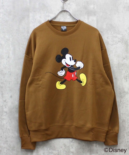 Disney/ディズニー】MICKEY ミッキーマウス 裏起毛 オーバーサイズ