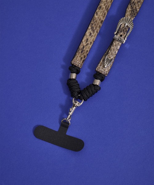 TOGA PULLA/トーガプルラ】Leather phone strap/レザーフォン