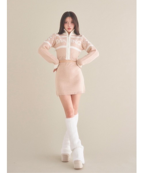 シャギーニットレッグウォーマー（レッグウォーマー）｜Darich