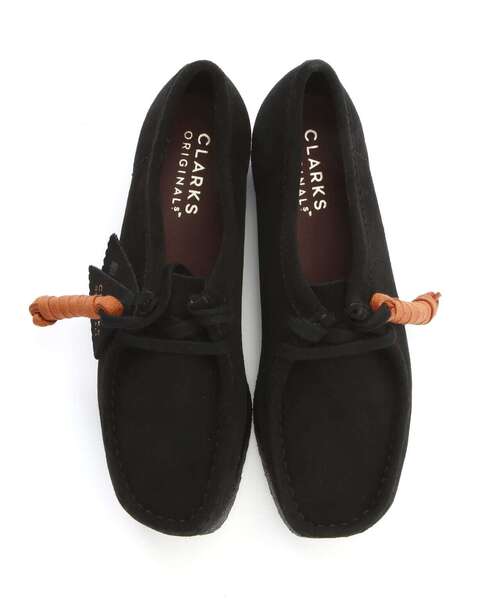 CLARKS/クラークス WALLABEE BLACK SUEDE ワラビー レディース