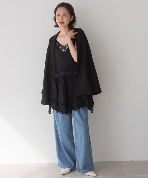 リバーレースキャミワンピース（シャツ/ブラウス）｜SLOBE IENA