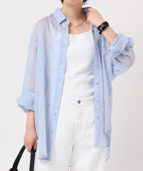 シアーシャツ（シャツ/ブラウス）｜AP STUDIO（エーピーストゥディオ