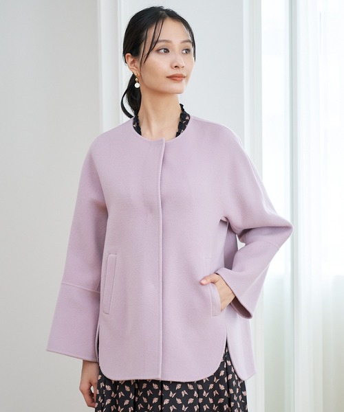 ANAYI（アナイ）の「シャルムリバークルーショート コート（その他